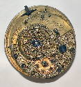 Verge fusee watch movement  c.1780
Superb engraving on this fine movement which was recently discovered in pieces at the bottom of a box of junk.	25r
