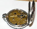 This watch was brought in by a member of the public for appraisal. It was not displayed in the exhibition.
Lever watch in a silver case.